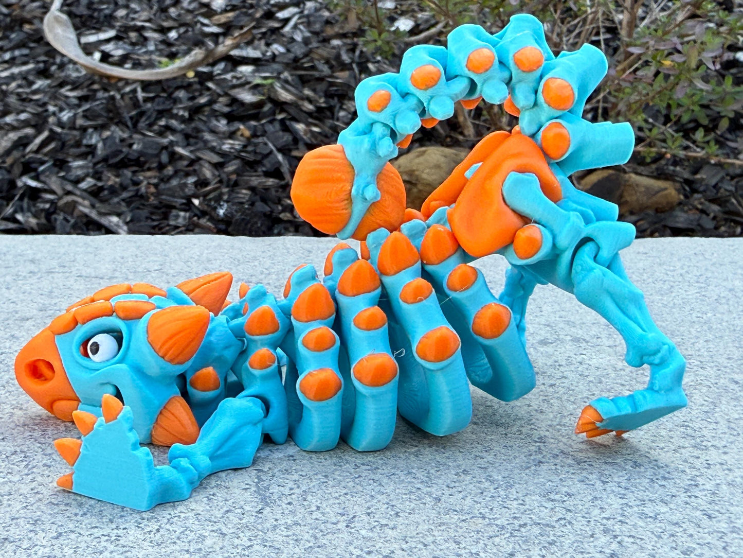 Flexi Dinosaur Skeleton 3D Print, Articulating and Lots of Fun