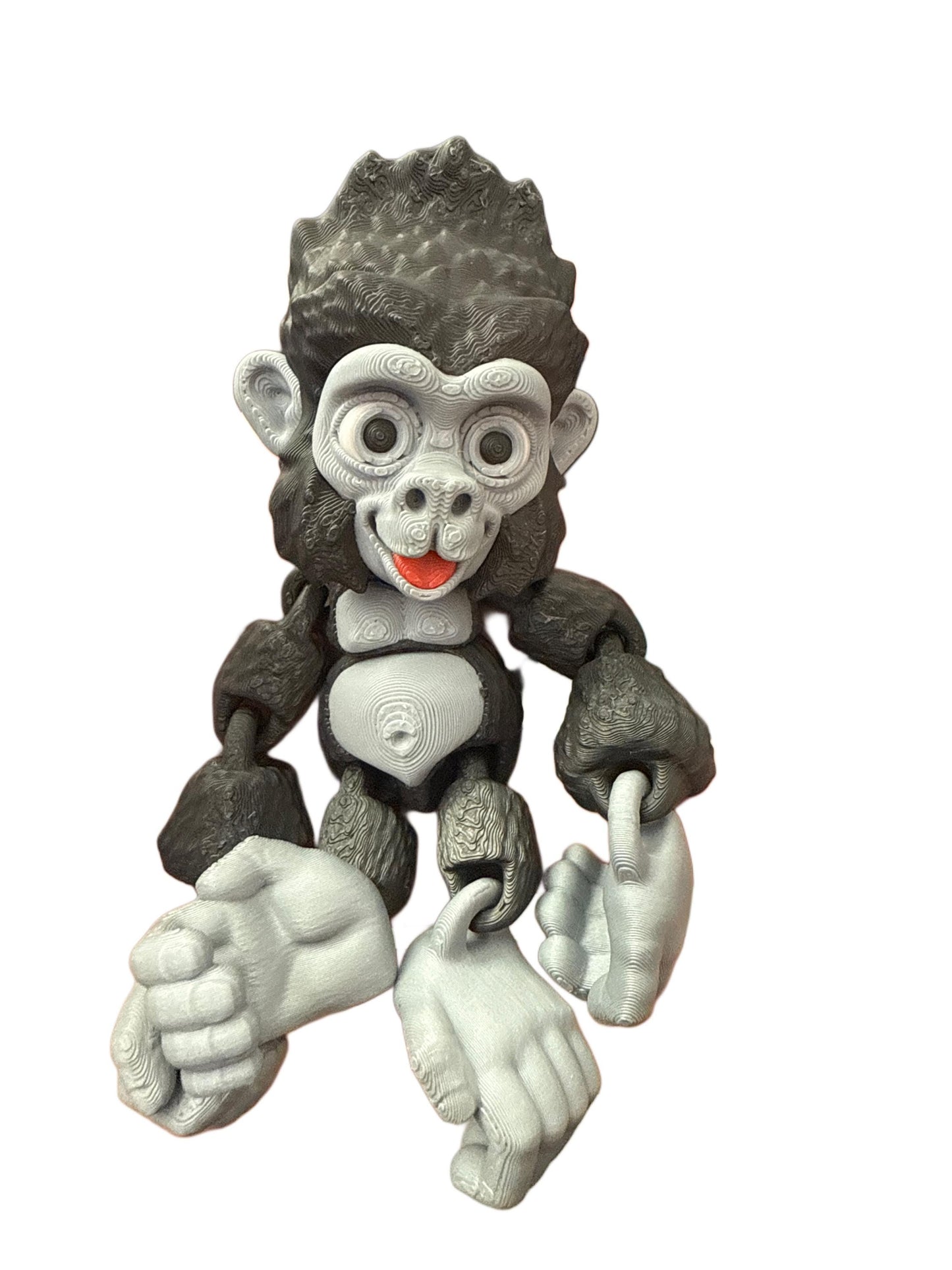 Gorilla Fidget Toy 3D Printed