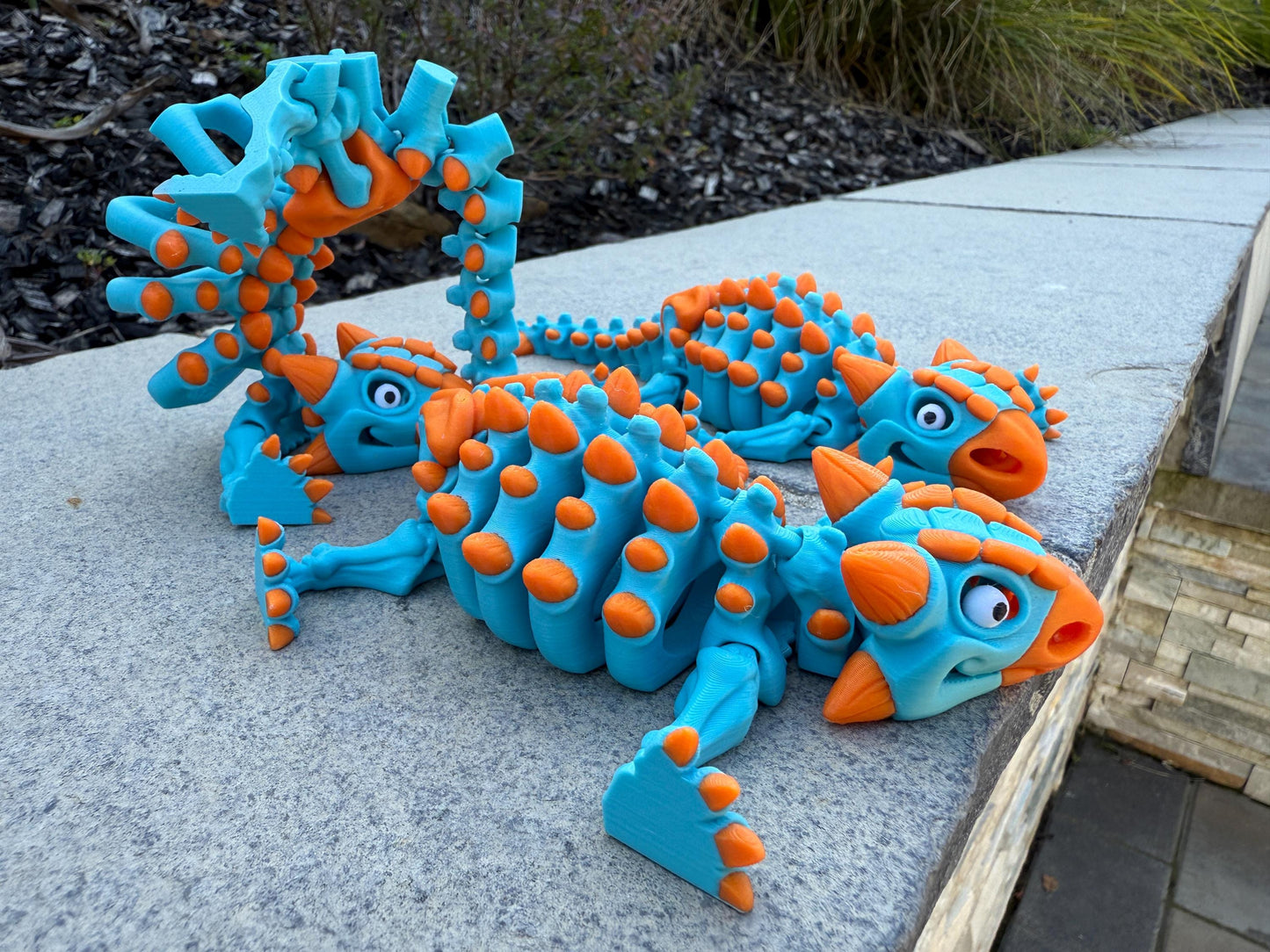 Flexi Dinosaur Skeleton 3D Print, Articulating and Lots of Fun