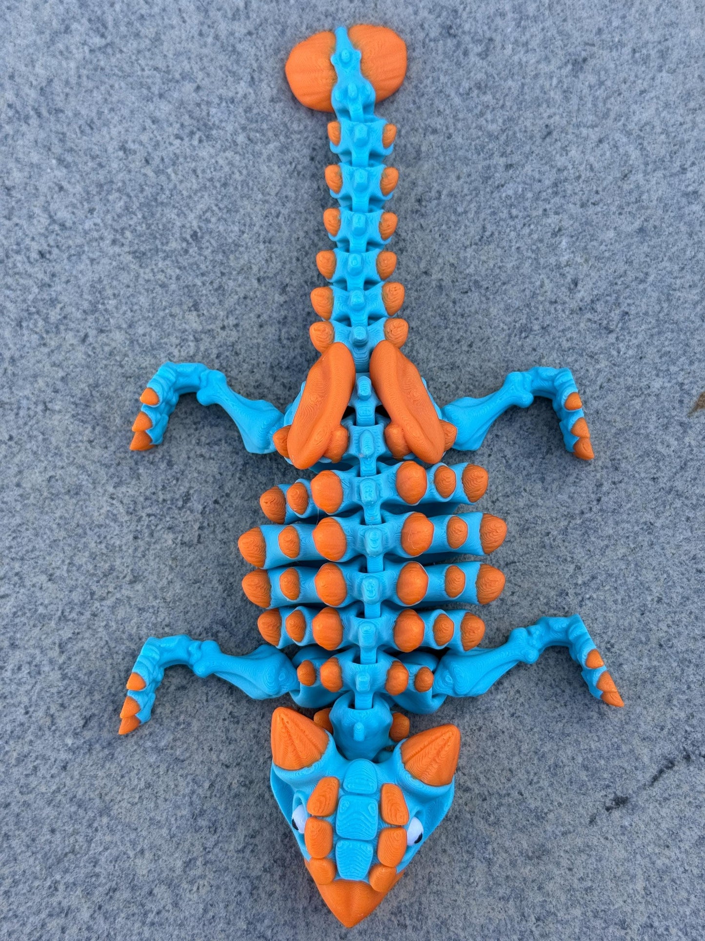 Flexi Dinosaur Skeleton 3D Print, Articulating and Lots of Fun